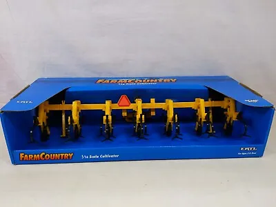 1/16 Ertl Farm Toy Yellow Cultivator Tractor Implement  • $32.99