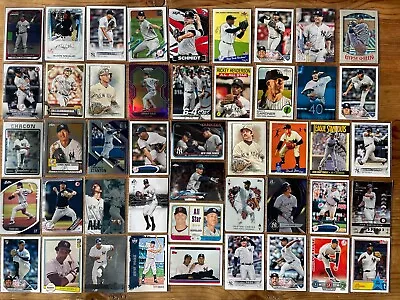 New York Yankees 45 Baseball Card Lot Collection W/ Aaron Judge Thurman Munson • $10