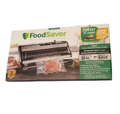 $120 • Buy NEW Foodsaver FM5200 With Jar/marinade Attachment FOOD SAVER Vacuum Sealer