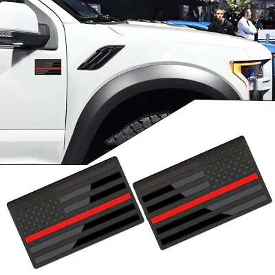 2Pcs Car Metal US USA Flag Sticker America Decal Body Emblem Sticker Accessories • $7.56