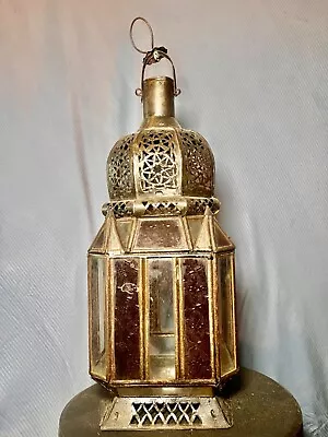 Vintage Moroccan Lantern • $50