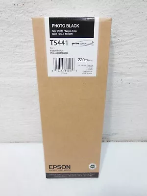 Genuine Epson T5441 Photo Black Ink For Stylus Pro 4000 9600 OEM • $75