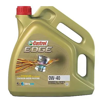 £44 • Buy Car Engine Oil Castrol Edge 0W40 4L A3/B4 Fully Synthetic 4 Litre 15338F