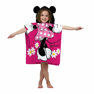 NEW Disney Minnie Mouse Beach Bath Towel Hooded Poncho Official Licensed • $19