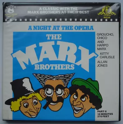 A Night At The Opera - The Marx Brothers -  1x 400' - Super 8 - B&W - Sound Film • $15.15