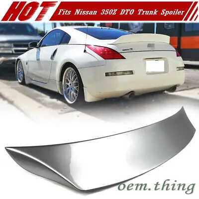 #AU 2008 Fits NISSAN 350Z Z33 Coupe Boot Trunk Spoiler V Type DTO Painted #KY0 • $176