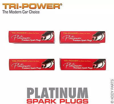 PLATINUM SPARK PLUGS - For Mazda E1300 1.3L  (TC) TRI-POWER • $47.68