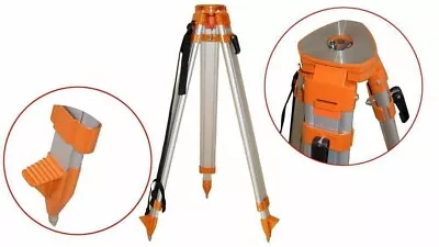 Survey Level Construction  Vintage Aluminium Level Tripod Dual Lock Transit • $116.10