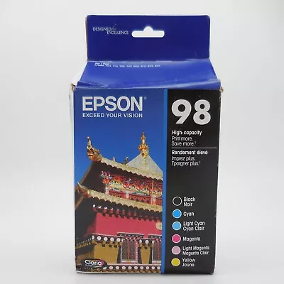 Epson Claria 98 Ink Cartridges 6 Pack - Black/Cyan/Yellow/Magenta - Exp Jun 2024 • $54.99