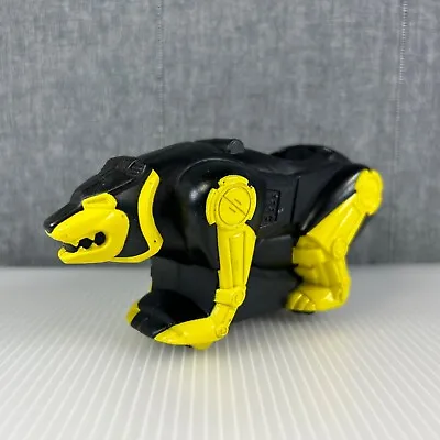 McDonalds Power Rangers Happy Meal Figure Yellow Ranger Bear Zord Vehicle 1995 • $1