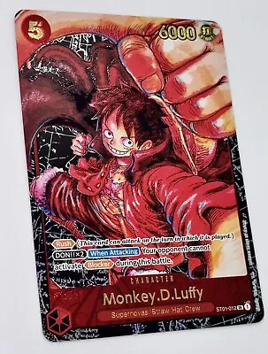 One Piece CCG Monkey.D.Luffy ST01-012 OP05 Alt Awakening Of The New Era English • $17.99