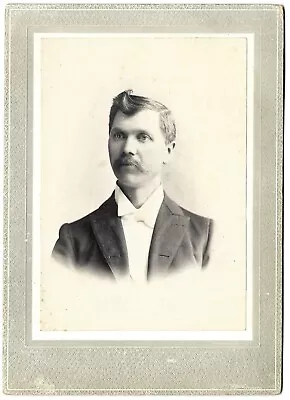 Vintage Cabinet Photo Of Man With Mustache A. EWERT San Bernardino California  • $9.90