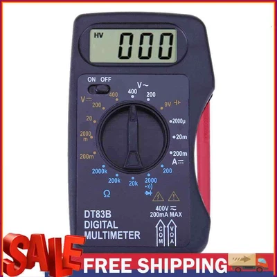 $15 • Buy Portable Digital Multimeter Mini Pocket Ammeter Voltmeter Ohm Meter 9J1