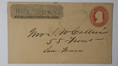 1850-60s Steamboat Wells Fargo CA Coast Route Express San Francisco Collin Cover • $135