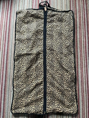 £9.99 • Buy LEOPARD PRINT SUIT CARRIER BAG Pink Lining