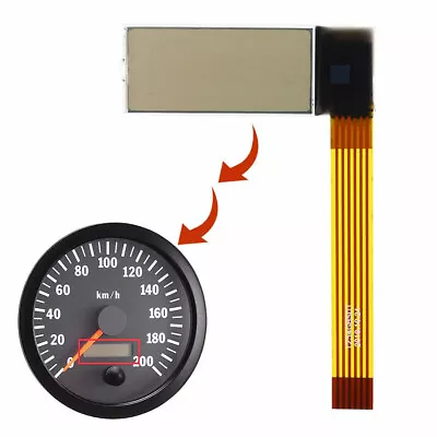 6Pin Speedometer Tachometer LCD Display For VDO Gauge Tachometer Kenworth Truck • $40.55