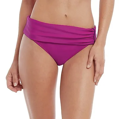 Panache SW0647 Swimwear Veronica Bikini Fold / Folded Waist Pant Magenta • £15.55