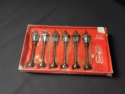 Vintage Battery Operated Plastic Street Lamp Post For Train Christmas Display • $19.99