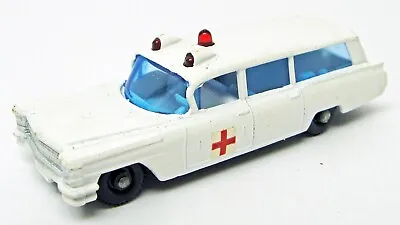 S&S Cadillac Ambulance Matchbox 54 England BW M • $9.33