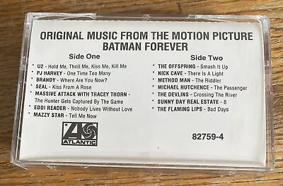 Batman Forever Promo Cassette Original Music From Motion Picture U2 Offspring • $15