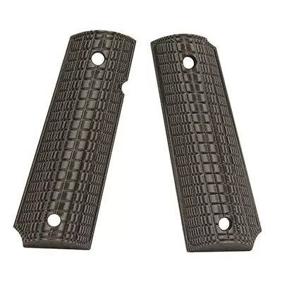 Pachmayr 61011 Gray/Black Coarse G-10 Tactical Pistol Grip Fits 1911 • $39.64