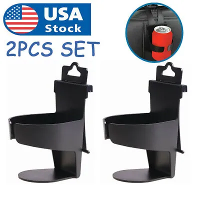 2x Universal Car Auto Truck Cup Holders Seat Back Drink Bottle Door Mount Stand • $8.59