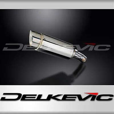 Kawasaki KLE650 Versys 2007-2014 Slip On 8  Round Stainless Exhaust Muffler Kit • $249.95