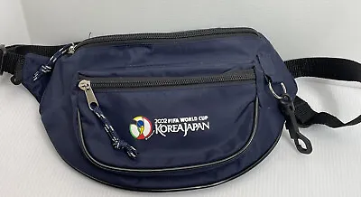 KOREA JAPAN 2002 World Cup Football Waist Bag Soccer Fanny Pack Vintage • $12.99