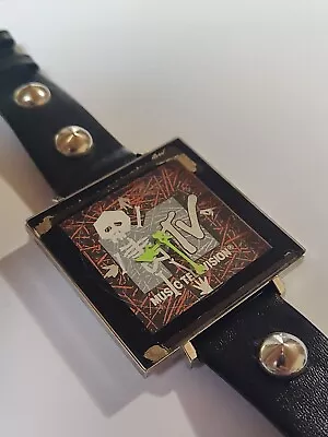 Vintage 1990 MTV Video Music Watch  Skeleton/ Bones Halloween Theme Needs Batt • $20.69