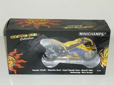 1:12th Minichamps Rossi YAMAHA YZR-M1 Camel Team Dirty Version Sachsenring 2006 • £50