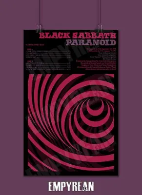 Black Sabbath Paranoid Vertigo Concept Poster Art Print • $22.98