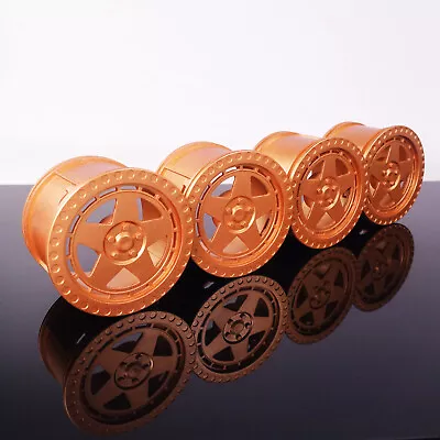 Custom 4 Pcs Bronze Painted Rims For MOC-22970 V2 LEGO 42056 42115 1:8 Car V1 • $56.68