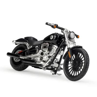 Maisto 1:18 Harley Davidson 2016 BREAKOUT Bike Motorcycle Model BLACK NEW IN BOX • $40.68