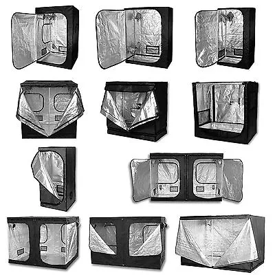 £27.07 • Buy Grow Tent Room Best Cheap Hydroponic Indoor Jardin Dark Plant Mylar Bud Box