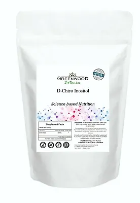 D-Chiro Inositol Powder Greenwood Botanics 100% Pure High Potency 100 Gm/3.5 Oz • £20.84