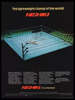 1978 Nishiki Vintage ORIGINAL Bike/Bicycle Print Ad /mini Poster-1970's • $9.95