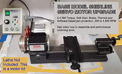 Sherline Motor Mini Lathe Servo Motor Upgrade Kit Variable Speed Control 33050 • $325