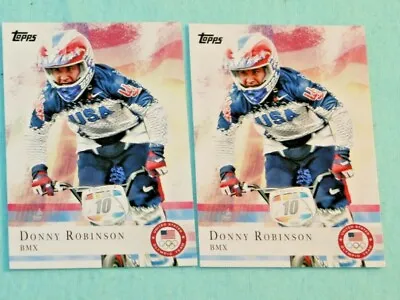 Donny Robinson Lot Of 2 2012 Topps Olympics #79 Bmx • $4.22