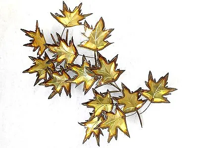 Gorgeous  Huge Nearly 4' Long  C. Jere Sculpture Large Oak Leaf Branch Brass • $850