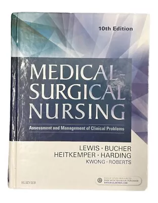 Medical-Surgical Nursing: Assessment And Management Of Clinical Problems HB • $19.99