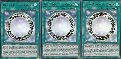 Yugioh Card 3 X  Dark Magical Circle  Ledd-ena15 Legendary Dragon Deck • £3.25