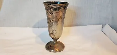 Vintage Benedict Indestructo Silver Soldered Vase Made Usa 7'' • $18