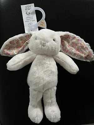 Tesco Fred & Flo Pink Floral Bunny Soft Comforter F&F Rabbit Toy BNWT NEW • £19.90