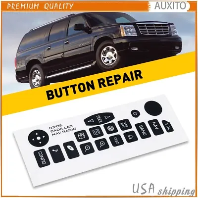 Car Interior Button Stickers Decals For 2003-2006 Avalanche Chevrolet 1500 2500 • $10.49