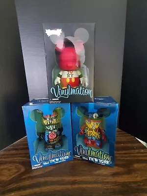 Disney 9  Vinylmation New York Collection ~ NEW / Set Of Three (see Description) • $84.99