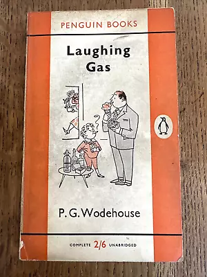 Laughing Gas By P.G. Wodehouse 1957 UK Penguin PB 1st - Vintage • £7.99