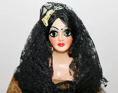 Spanish Vintage BIG EYE Plastic Doll Figurine Wide Eye • $229.95