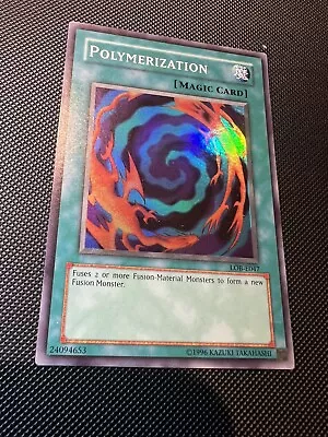 Yu-Gi-Oh Polymerization LOB-E047 Magic Card Yugioh  NM • £7