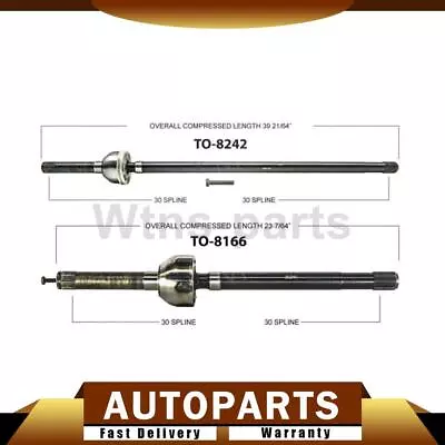 Front CV Joint Axle Shaft 2PCS For 1987 Toyota Land Cruiser 2.4L • $195.69