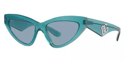 Dolce & Gabbana Women's Fashion DG4439-3406E3-55 55mm Fleur Azure Sunglasses • $89.99